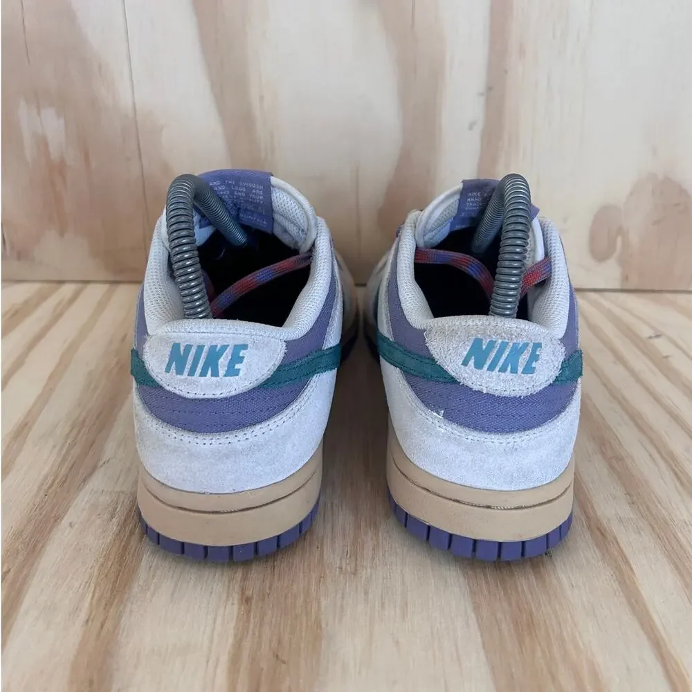 Nike -Dunk Low Break Bicoastal -Sneakers -White/Purple -Women's -6.5- HF5030-030
